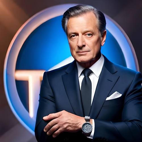Un presentatore di giochi televisivi
